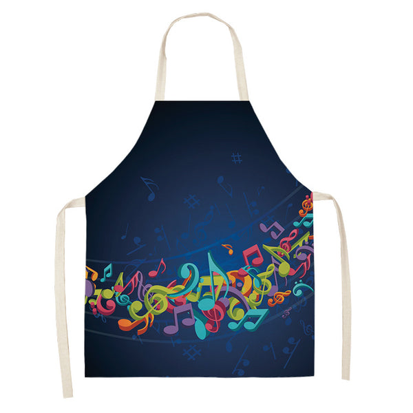 Multifunctional kitchen apron, cotton and linen apron