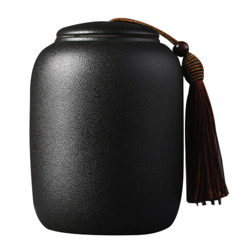 Ceramic jar sealed storage container