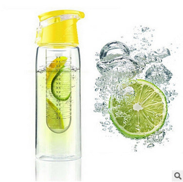 Water bottle outdoor sports lemon water cup artifact