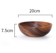 Acacia wooden bowl wooden tableware