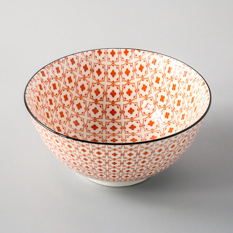 Japanese Style Ceramic Soup Bowl, Large Bowl, Instant Noodle Bowl, Ceramic Bowl For Soup, 8-Inch Household Noodle Soup Bowl, Ramen Bowl