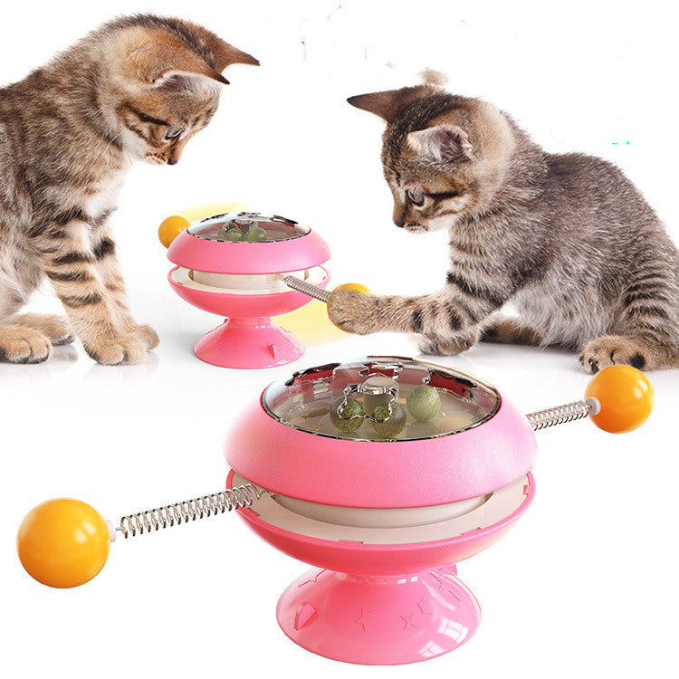 Rotatable Cat Supplies With Catnip