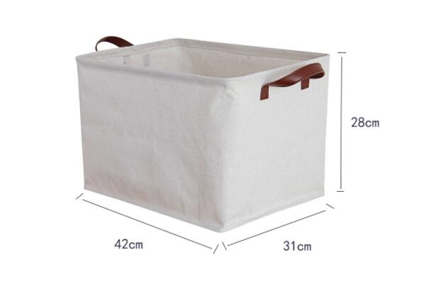 Storage Box Home Cotton And Linen Storage Basket Wardrobe Storage Box