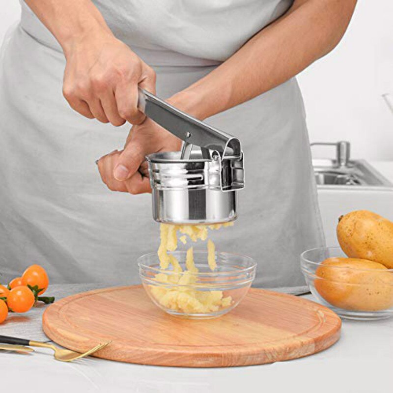 Trinity Stainless Steel Potato Presser Manual Juice Presser Potato Clay Presser Multifunctional Kitchen Tool