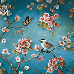 Birds and flowers cross stitch