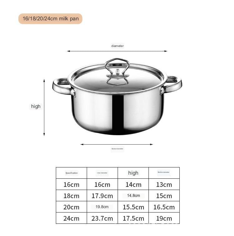 Stainless Steel Cookware Set Thick Kitchen Utensils