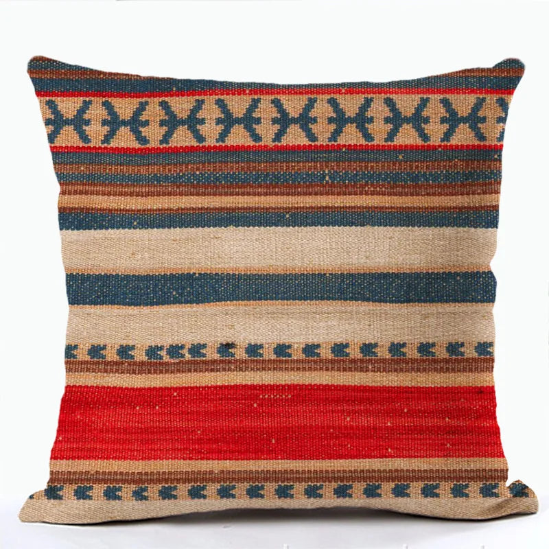 Bohemian Patterns Linen Pillows