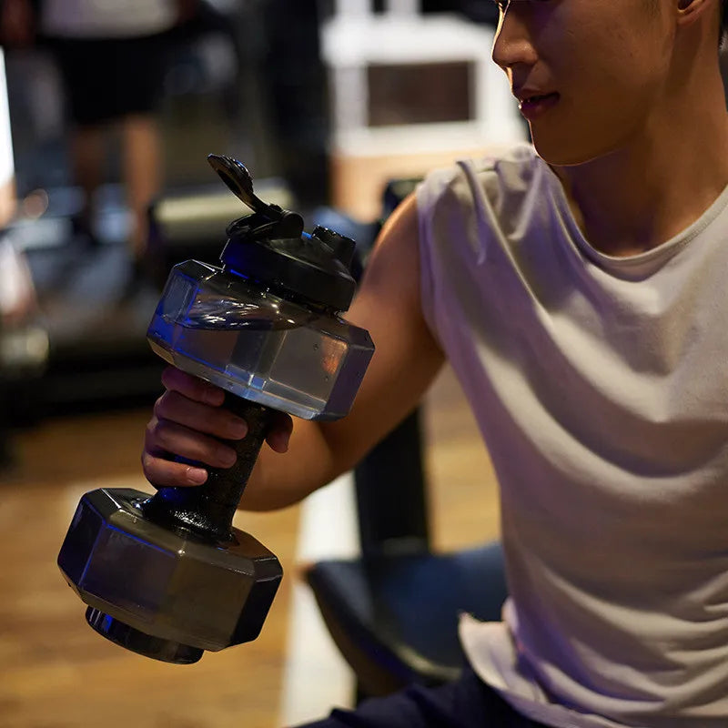2.5L Dumbbells Shaped With Water Bottle