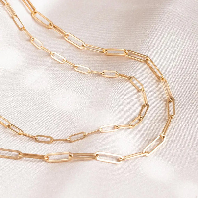 Stainless Steel Gold Color Necklace