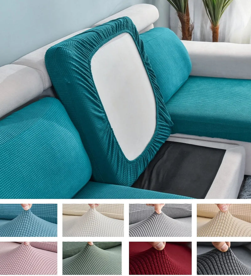 Polar Fleece Sofa Seat Cushion Cover