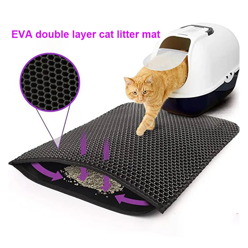Cat Litter Mat Double Layer Waterproof