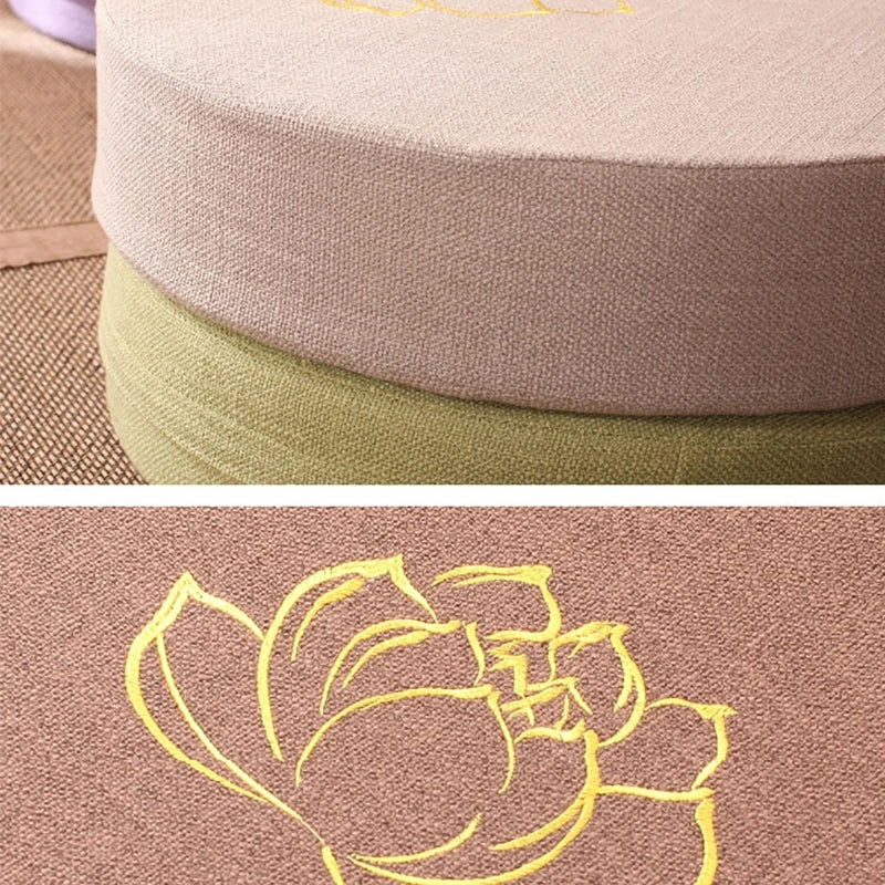 Embroidered Yoga Japanese Mat