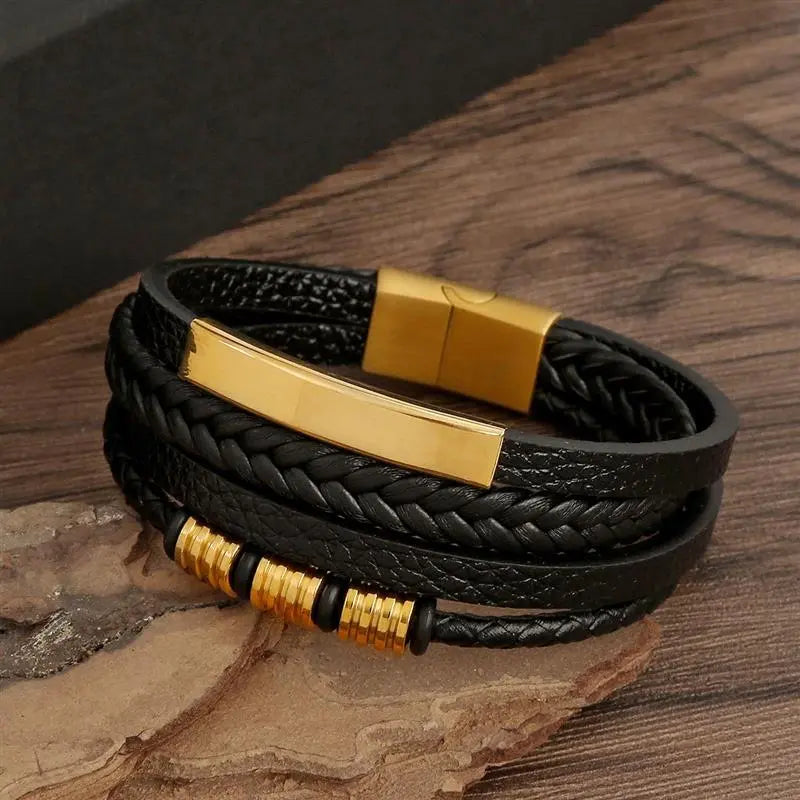 Classic Men's Leather Bracelet