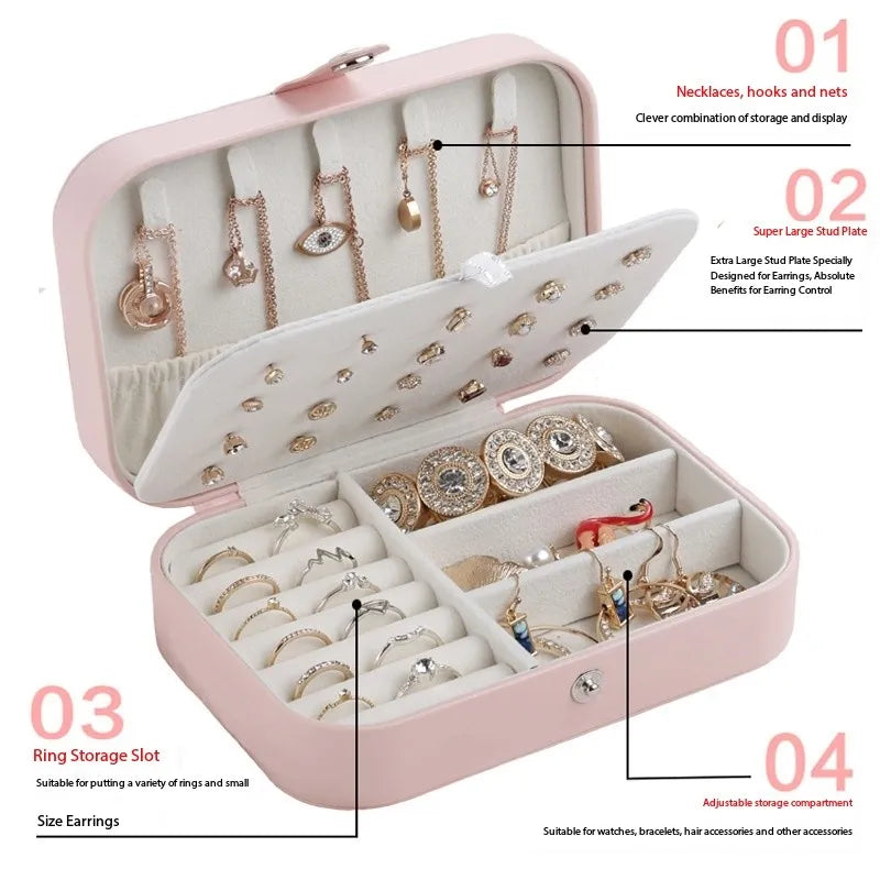 Double-Layer Jewelry Storage Box
