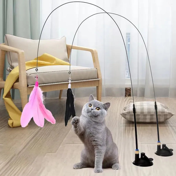 Feathers Wand Interactive Cat Accessories