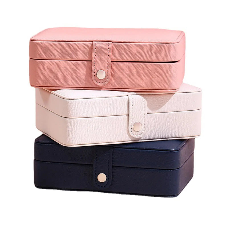 Portable Jewelry Box for Earring Ring Necklace