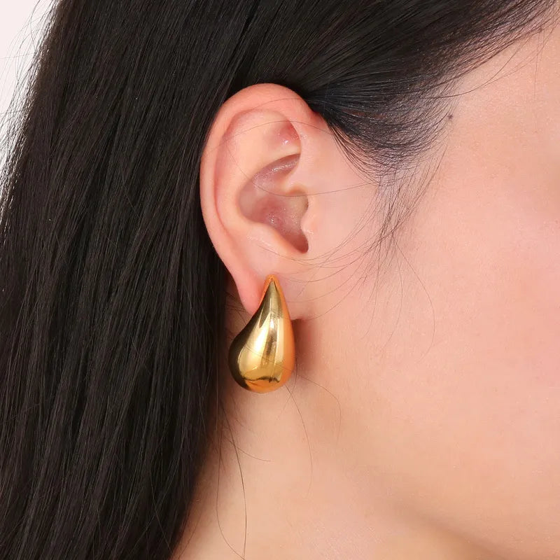 Vintage Gold Color Plated  Earrings