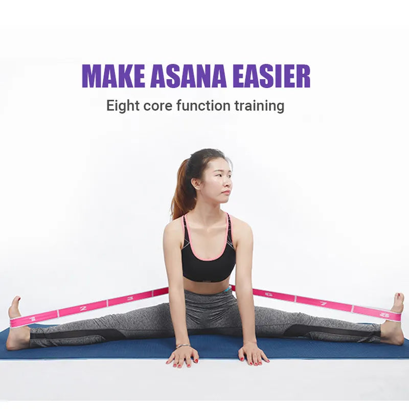 Multi-Section Elastic Yoga Resistance Bands