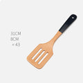 Household Non-stick Wooden Spatula Rice Spoon Wooden Soup Spoon Cookware Set