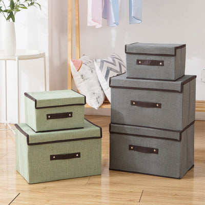Home Storage Box Cloth Wardrobe Finishing Home Foldable Storage Storage Box Dustproof Non-woven Fabric Box