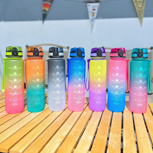 Men And Women Fashion Sports Outdoor Pop-up Cover Portable Plastic Cup