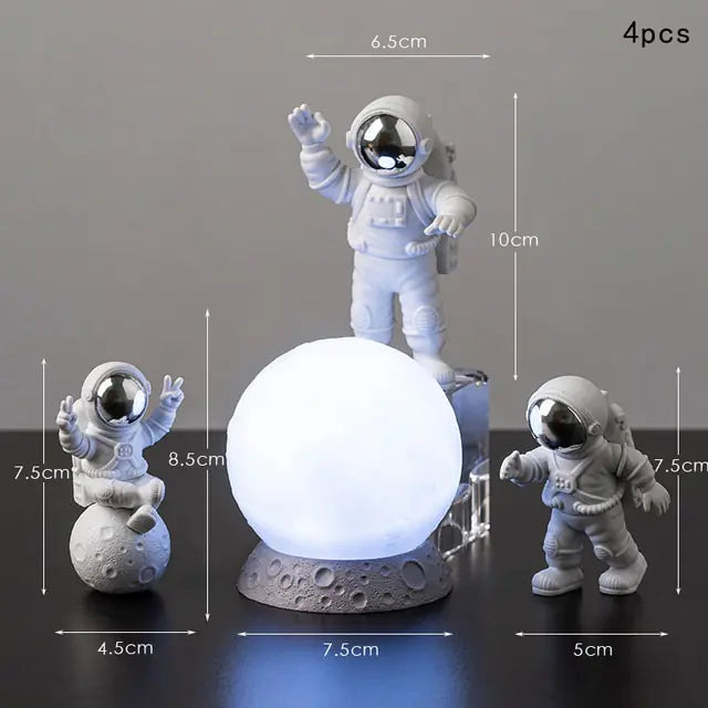 Astronaut and Moon Set