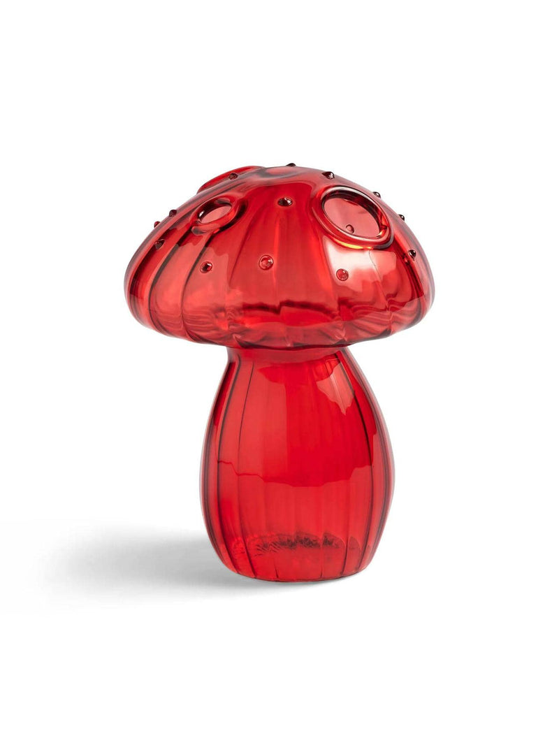 1pc Mushroom Shaped Flower Vase Creative Glass Mushroom Shaped Vase For Home