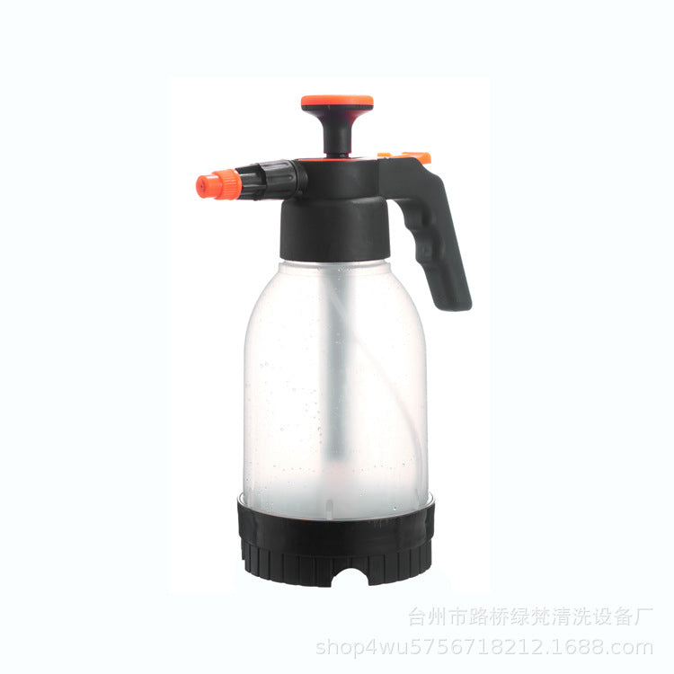Green Vinceng air pressing cans disinfect transparent plastic sprayer gardening agricultural household 1.2L spray bottle
